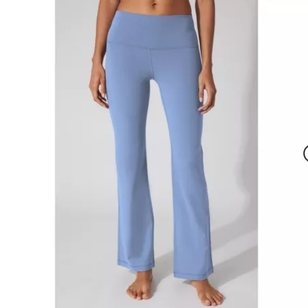 Women's Blue Flared Leggings